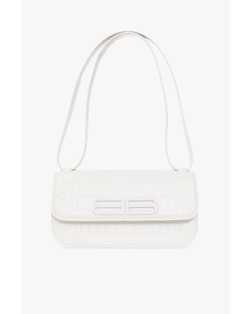 Balenciaga 'gossip S' Shoulder Bag in White Lyst