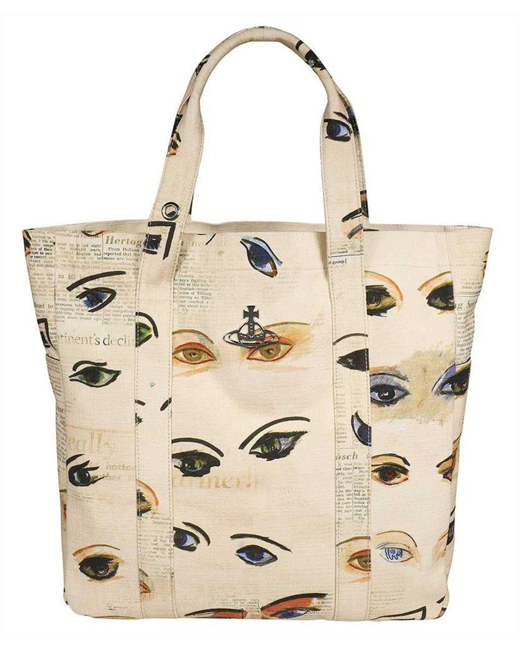 Vivienne Westwood Tote Bag in Natural | Lyst