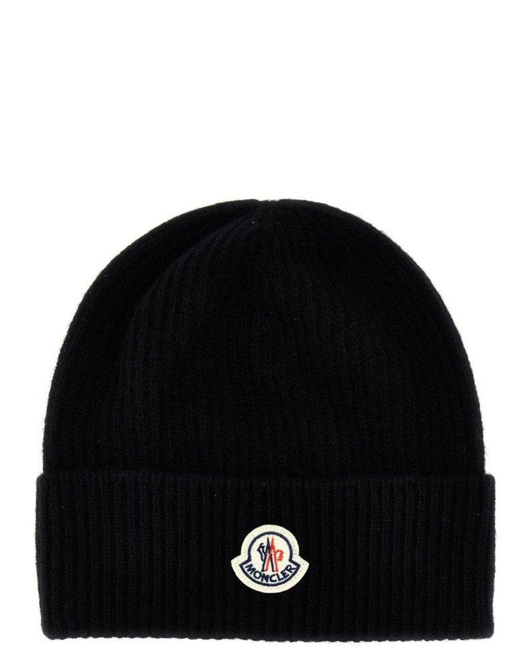 moncler hat black logo
