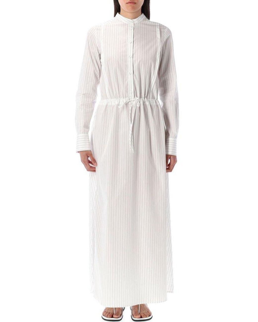 パーティードレス FABIANA FILIPPI ABD265F206D825 Dresses Striped poplin shirt Fabiana Filippi Striped Poplin Shirt Dress in White | Lyst
