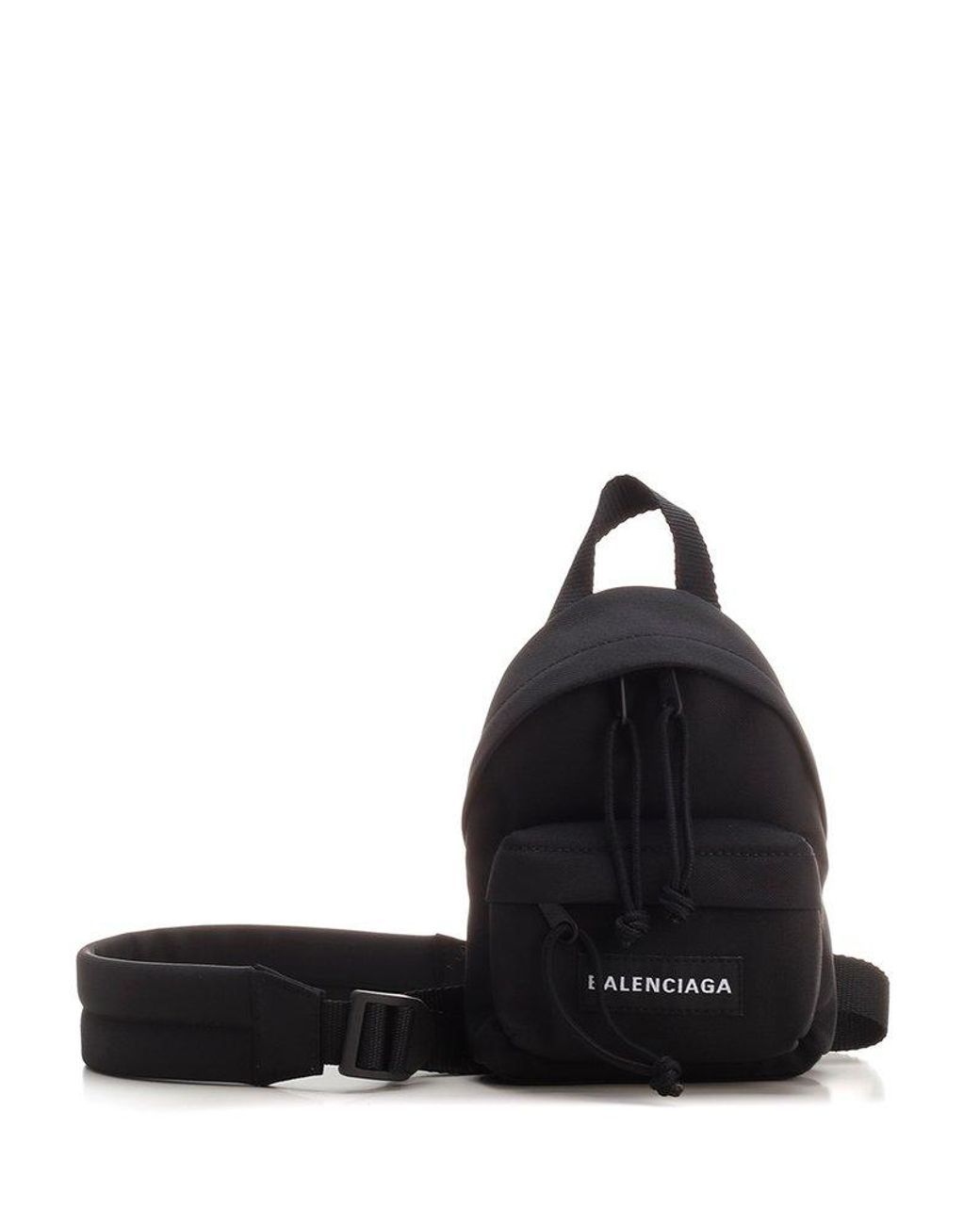 Balenciaga Synthetic Logo Printed Crossbody Bag in Black for Men Lyst UK