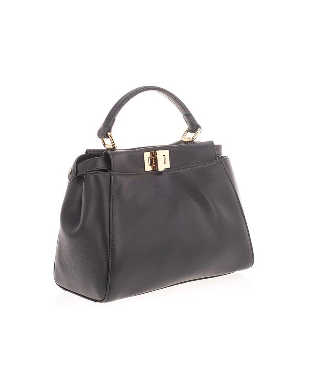 Fendi Peekaboo Mini Bag in Black Lyst Canada