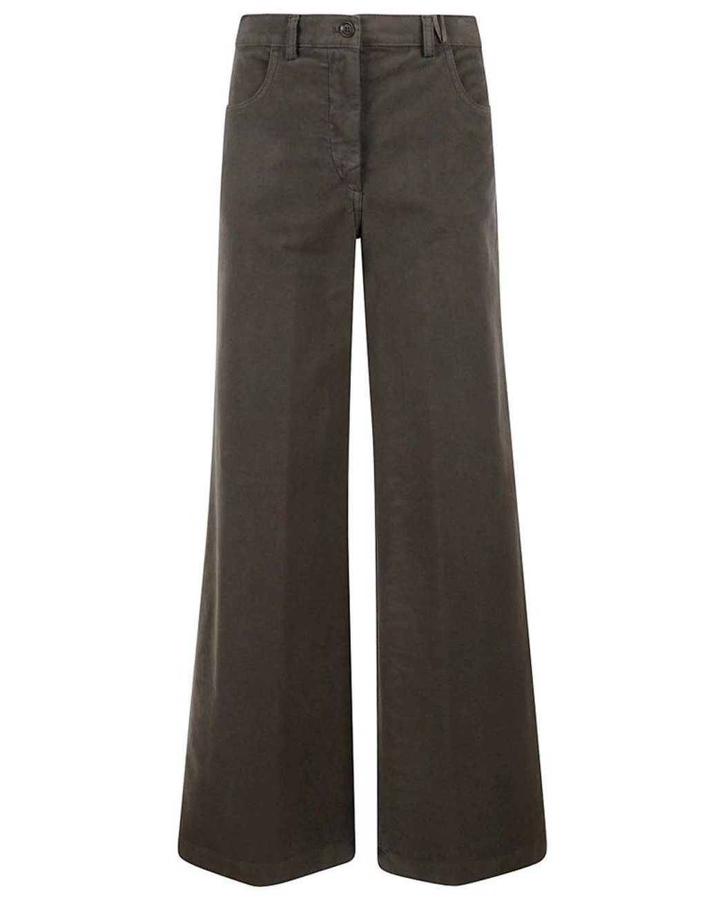 パンツ ASPESI SS20 WIDE TROUSERS (H101_E79401236) ASPESI wide-leg Trousers | White | FARFETCH
