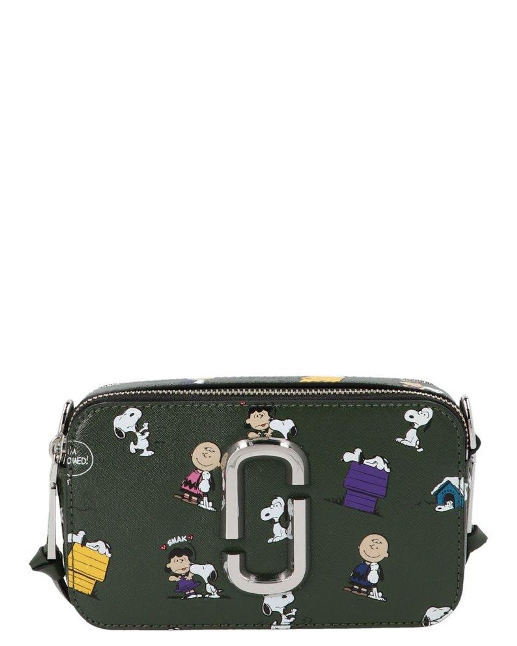 Marc Jacobs X Peanuts The Snapshot Camera Bag in Green | Lyst