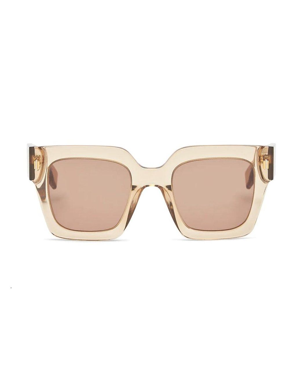 Fendi Fe40101i 57e Sunglasses In Pink | Lyst