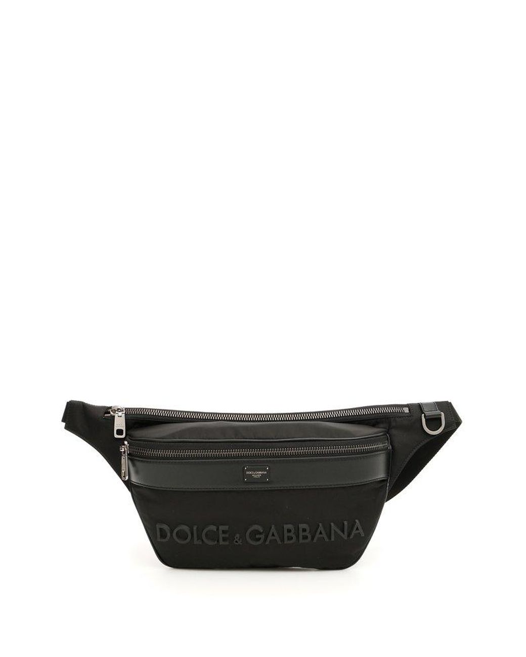 Dolce & Gabbana Logo Fanny Pack in Black for Men | Lyst