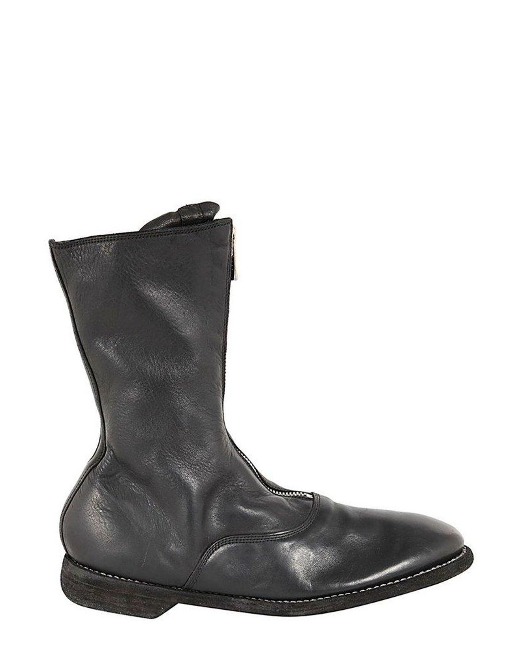 Guidi 310 Front Zip Army Boots in Black for Men | Lyst
