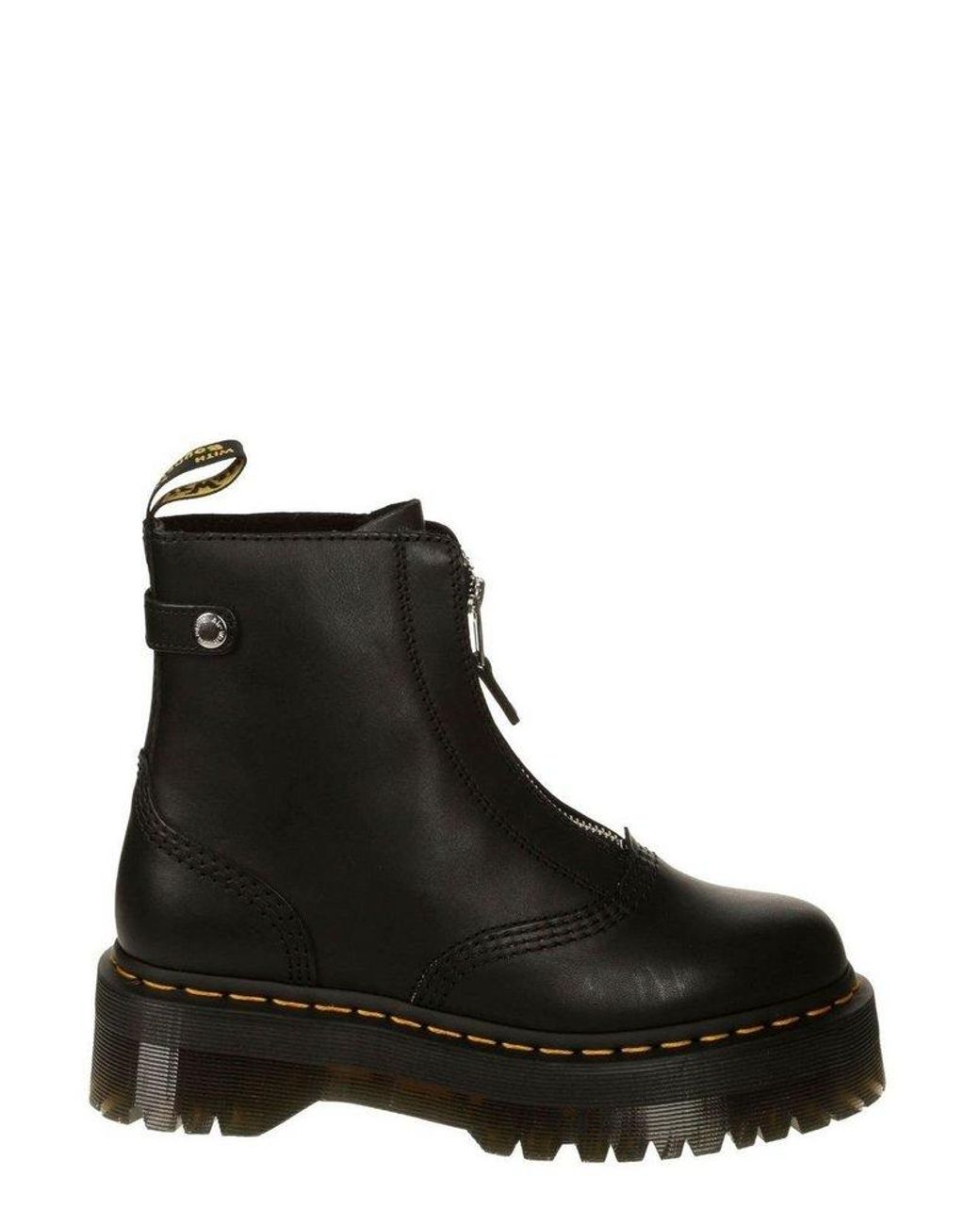 Dr. Martens Jetta Sendal Zipped Boots in Black Lyst