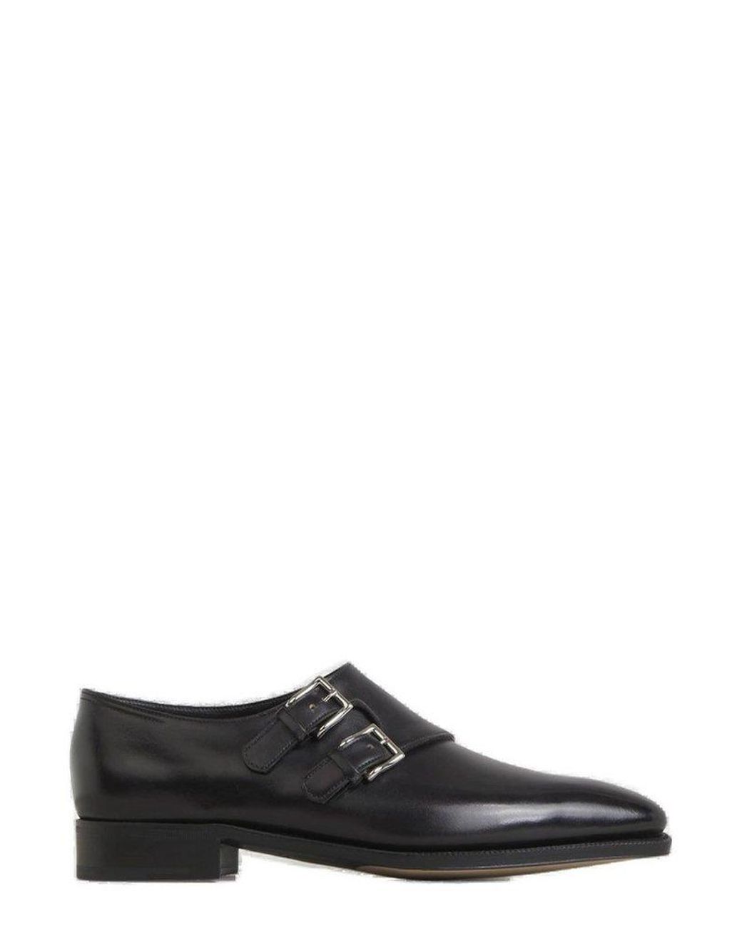 John Lobb Chapel Slip-on Loafers in Black for Men | Lyst