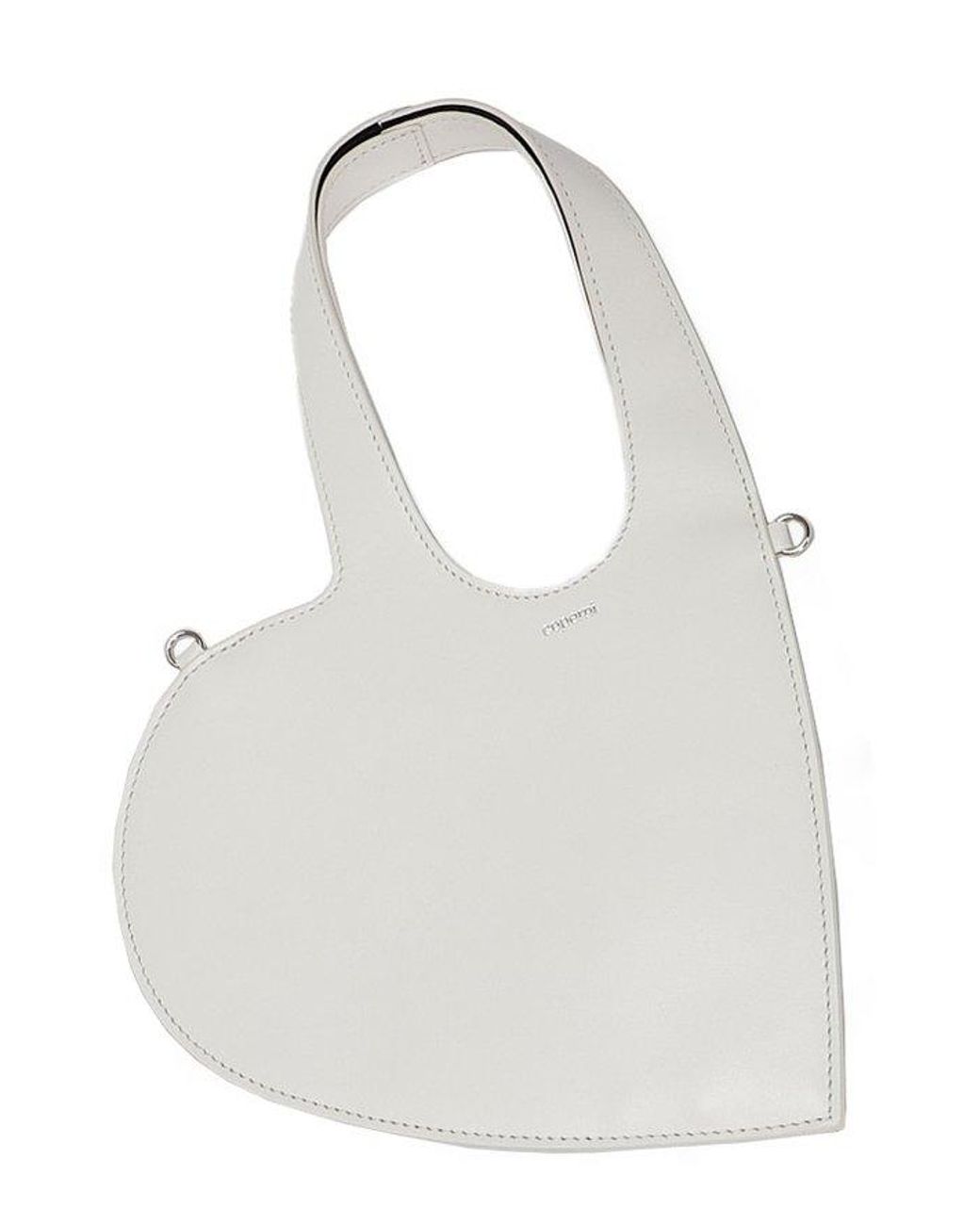 Coperni Heart Open Top Tote Bag in White | Lyst