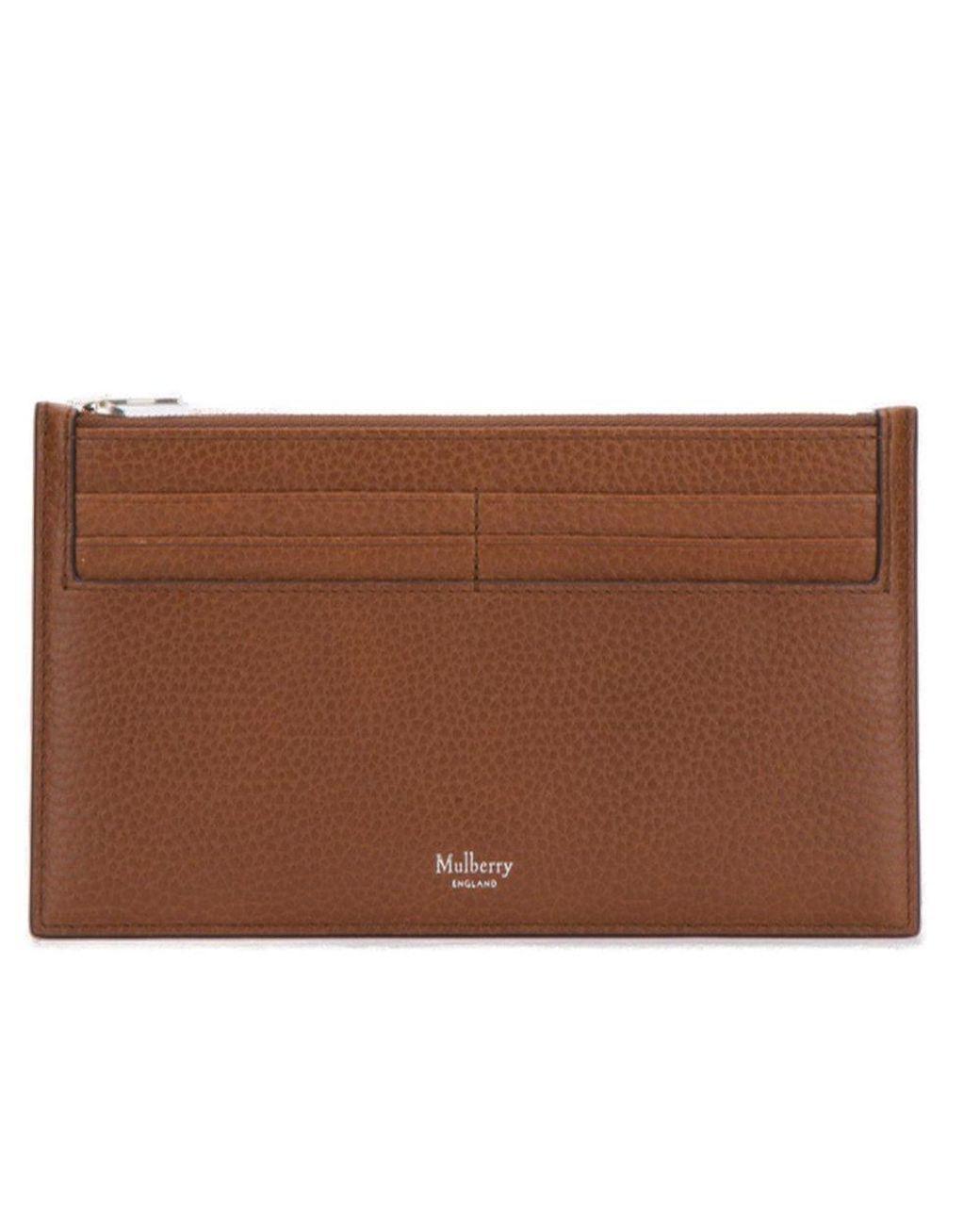 Mulberry Men's Logo-Embossed Leather Cardholder