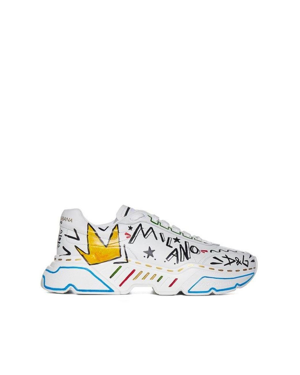 dolce gabbana graffiti sneakers