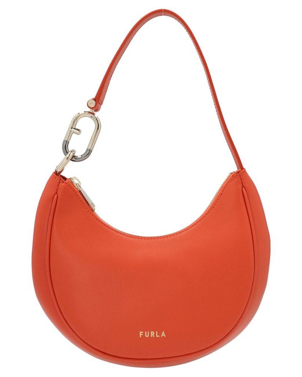 Furla Primavera Small Shoulder Bag in Orange Lyst