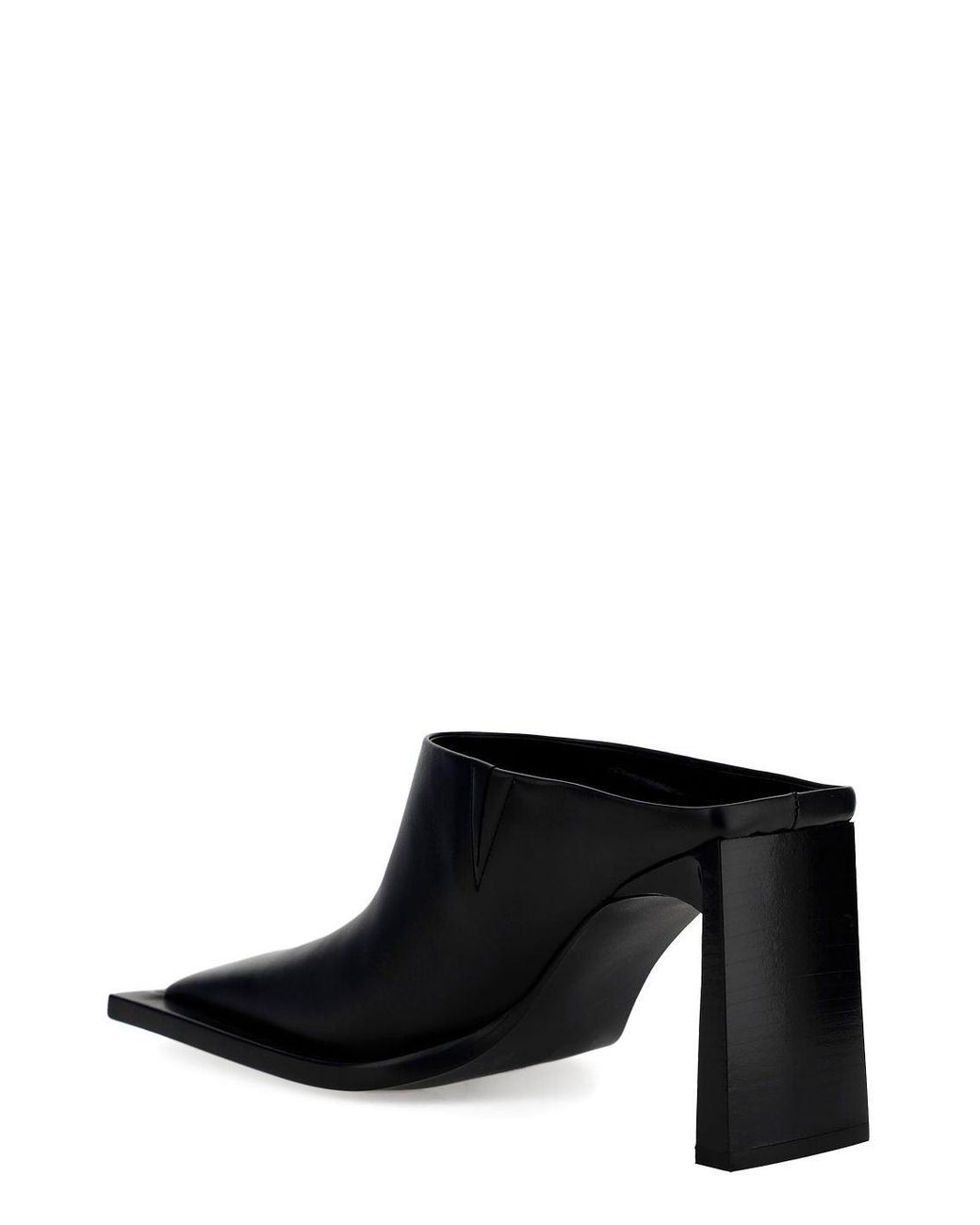 Balenciaga Square-toe Mules in Black | Lyst