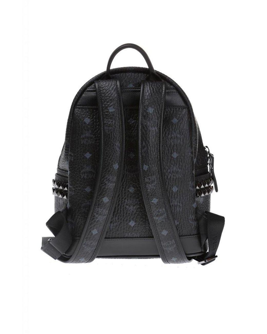 Mcm stark top backpack black