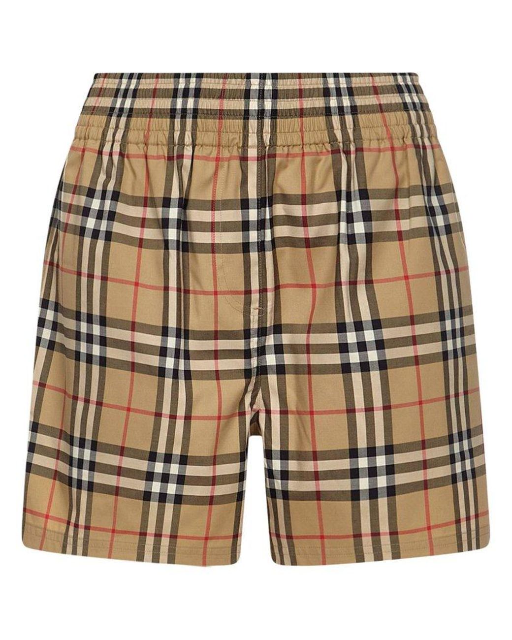 Burberry Cotton Shorts Beige in Natural 