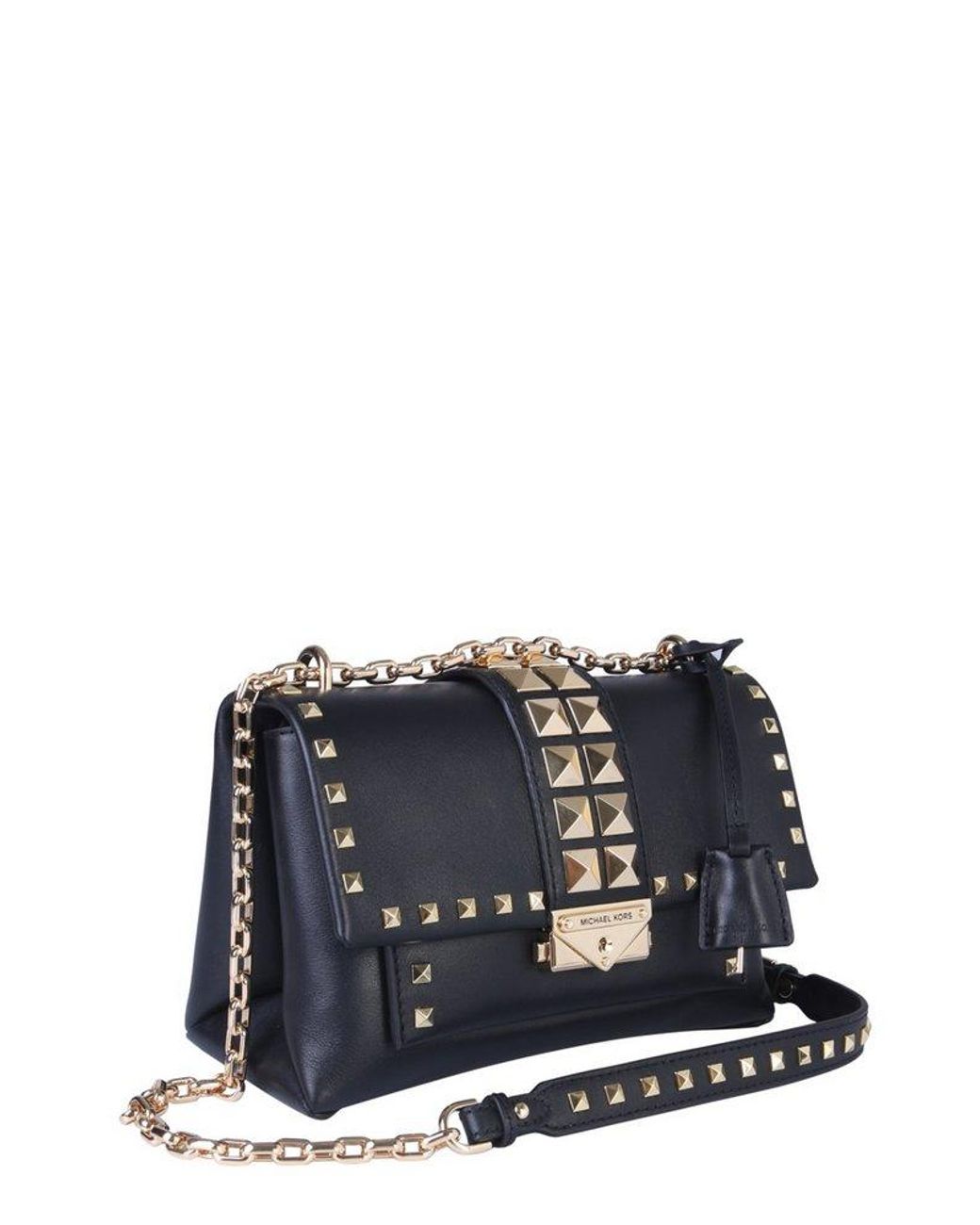 MICHAEL Michael Kors Cece Medium Studded Convertible Shoulder Bag in Blue Lyst UK