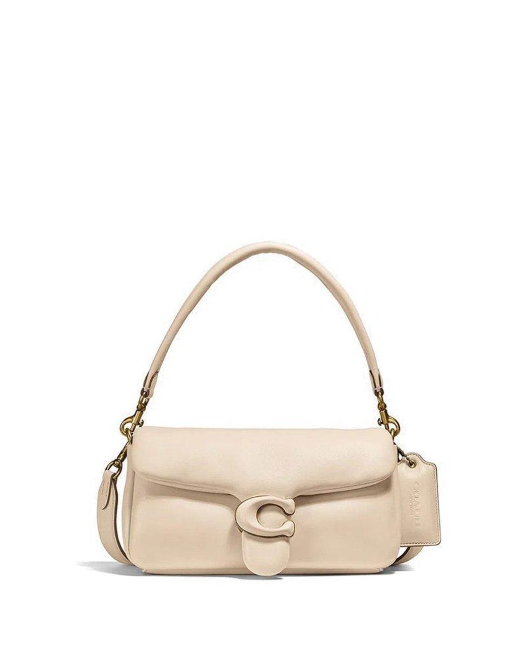 Coach Tabby Pillow Padded Crossbody Bag In Natural 