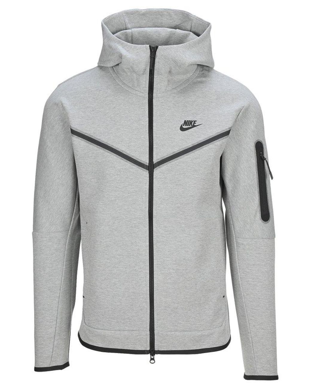 Nike Tech Fleece Full-zip Jacket in Gray for Men | Lyst