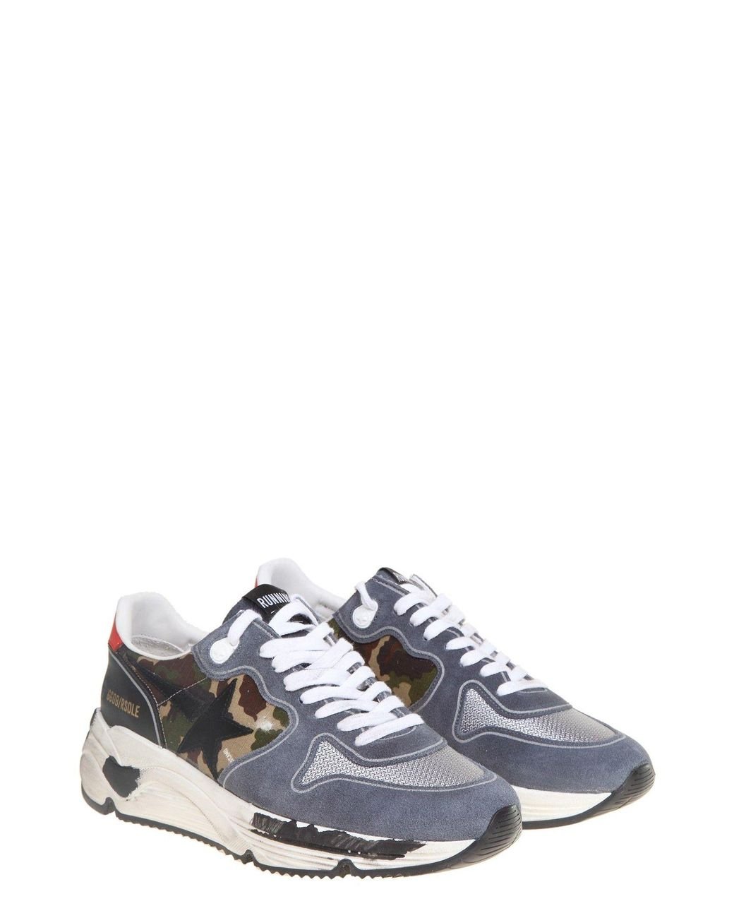 Golden goose camo running hotsell sneakers