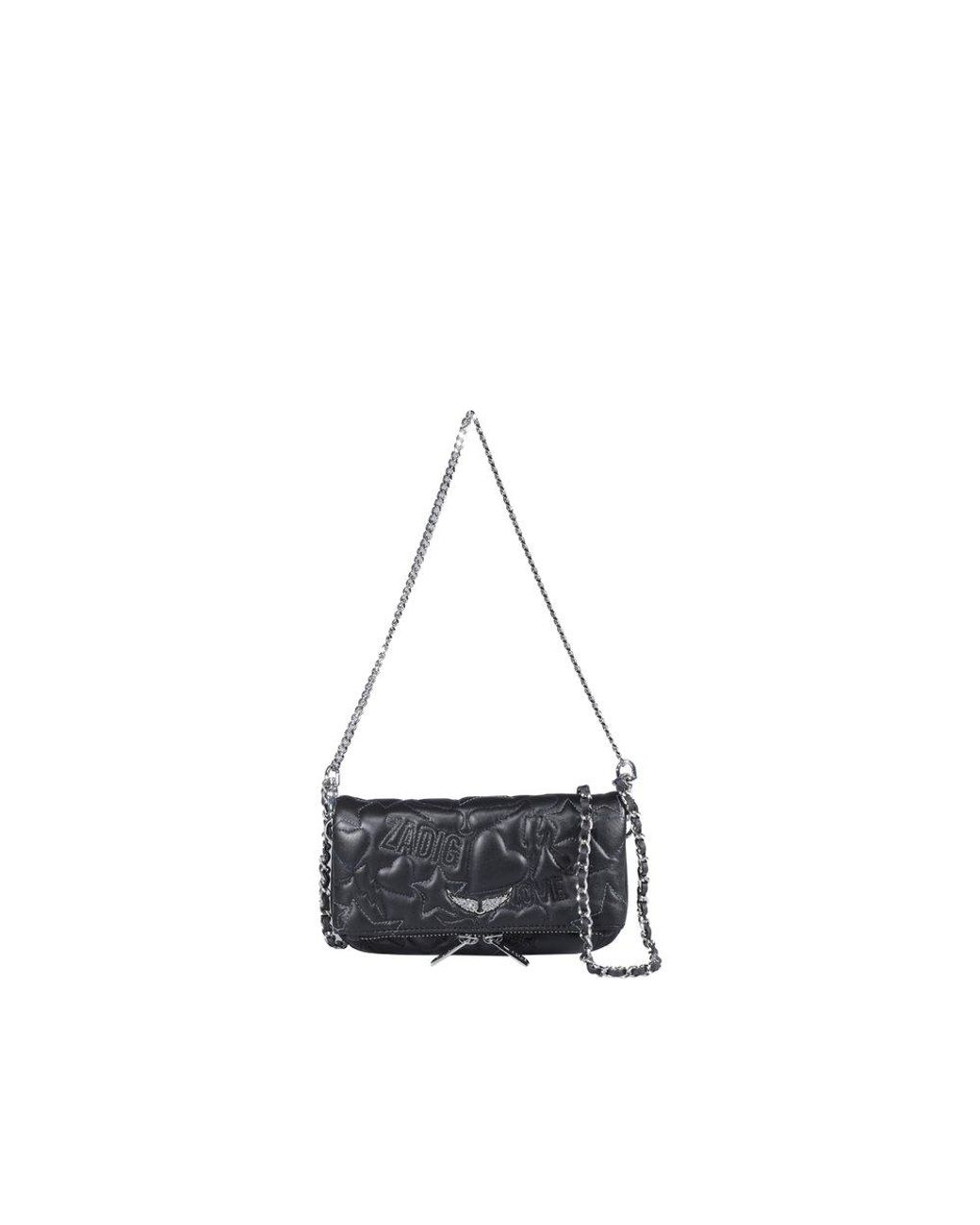 Zadig & Voltaire Rock Nano Cluch Bag in Black Lyst