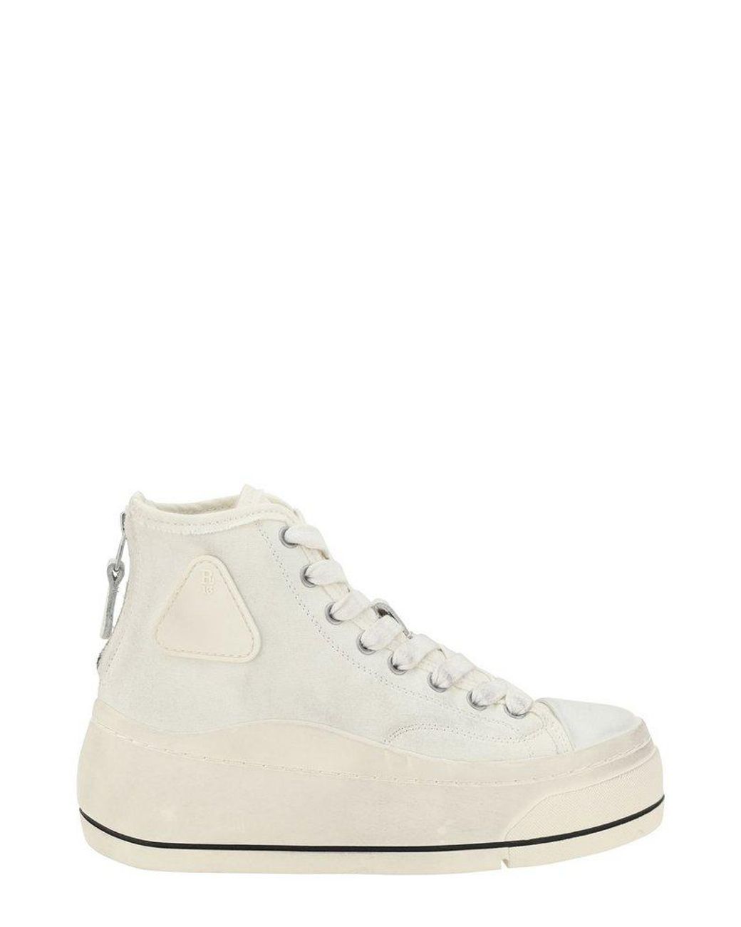 r13 platform high top sneakers