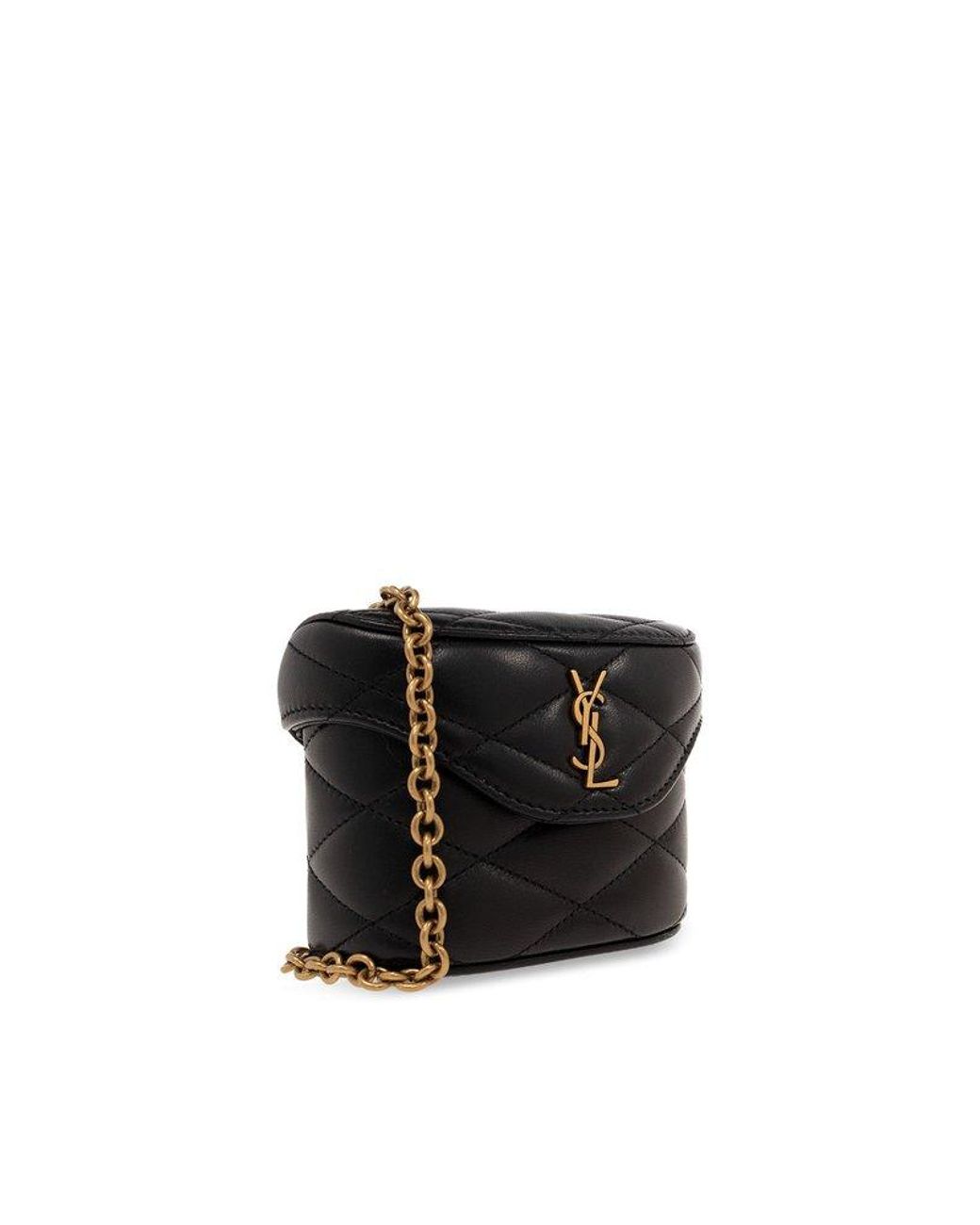 Saint Laurent 'june Micro' Shoulder Bag, in Black | Lyst