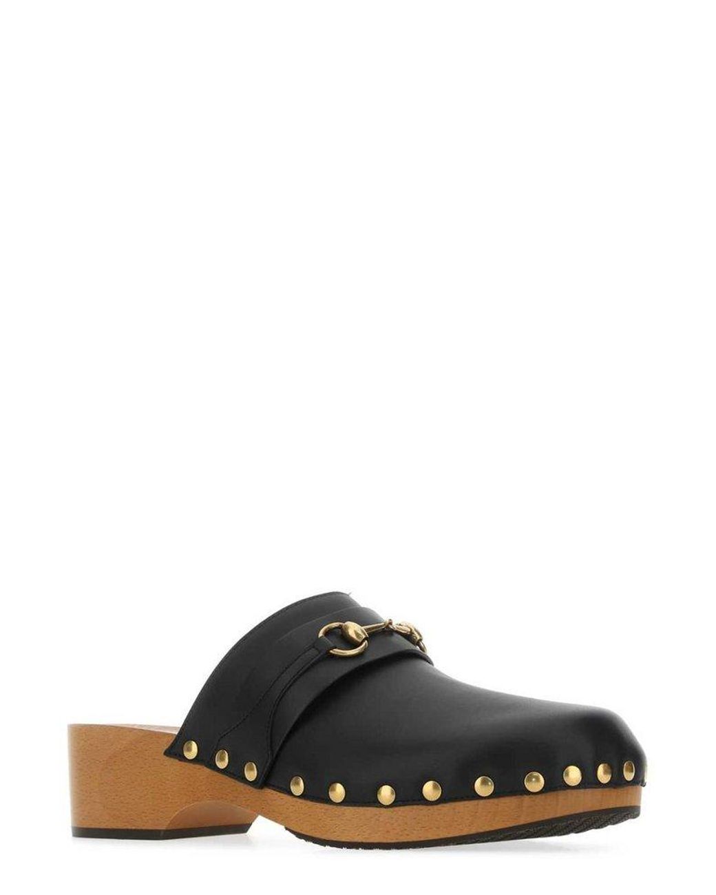 Gucci Horsebit Clogs in Black for Men Lyst UK