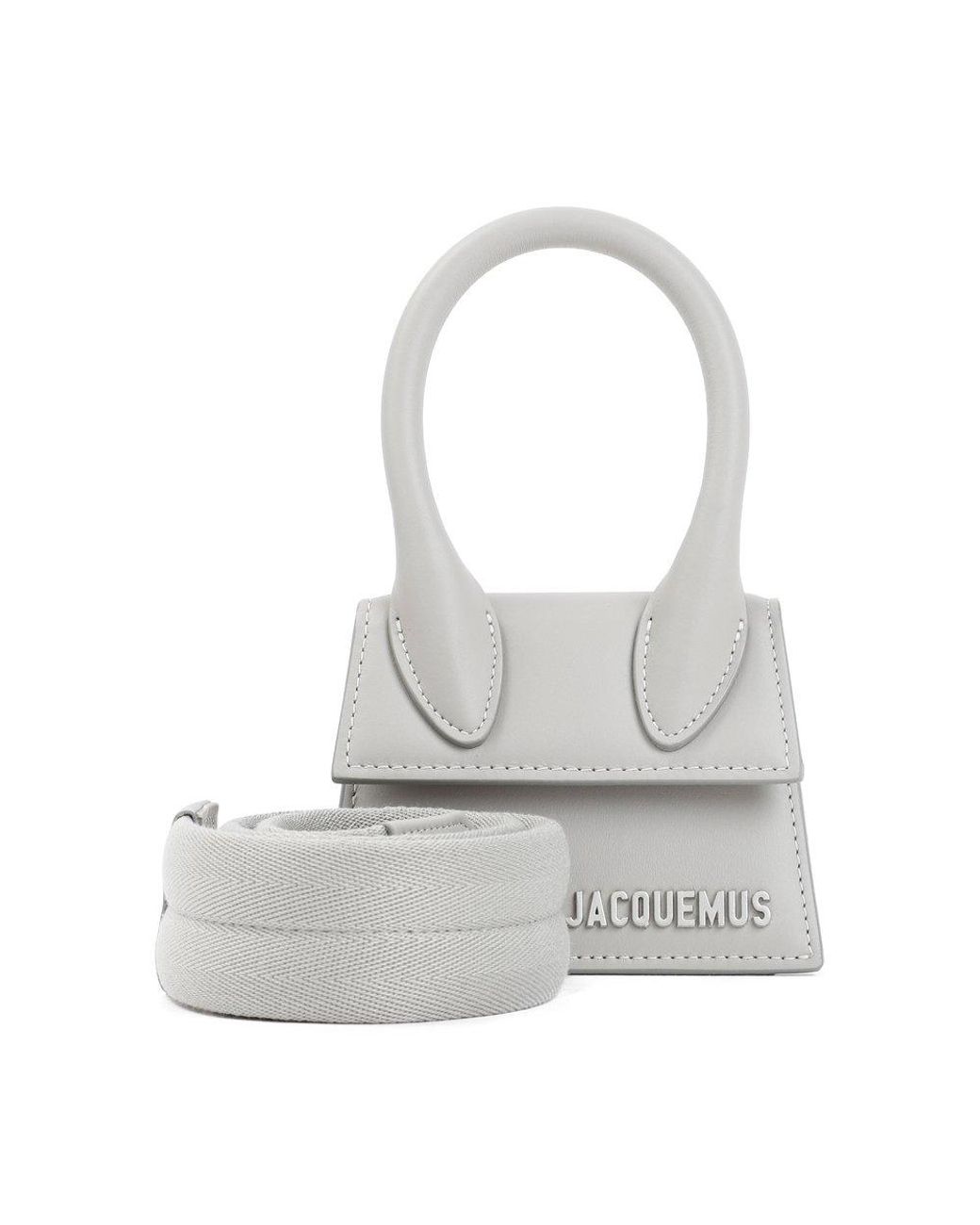 Jacquemus Le Chiquito Logo Plaque Mini Shoulder Bag in Gray for Men | Lyst