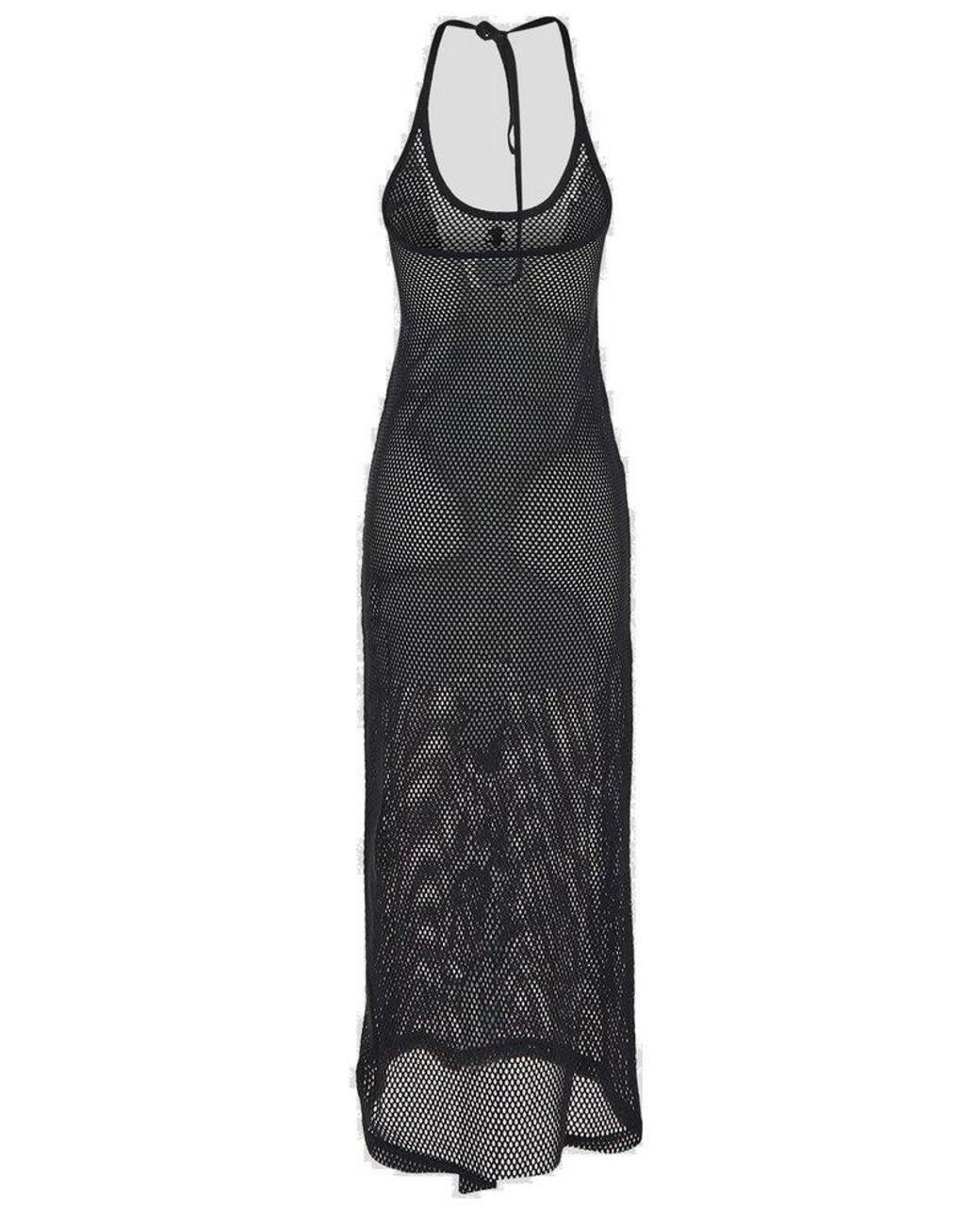 ワンピース COURREGES HOLISTIC MESH LONG DRESS HOLISTIC MESH LONG DRESS - courrèges