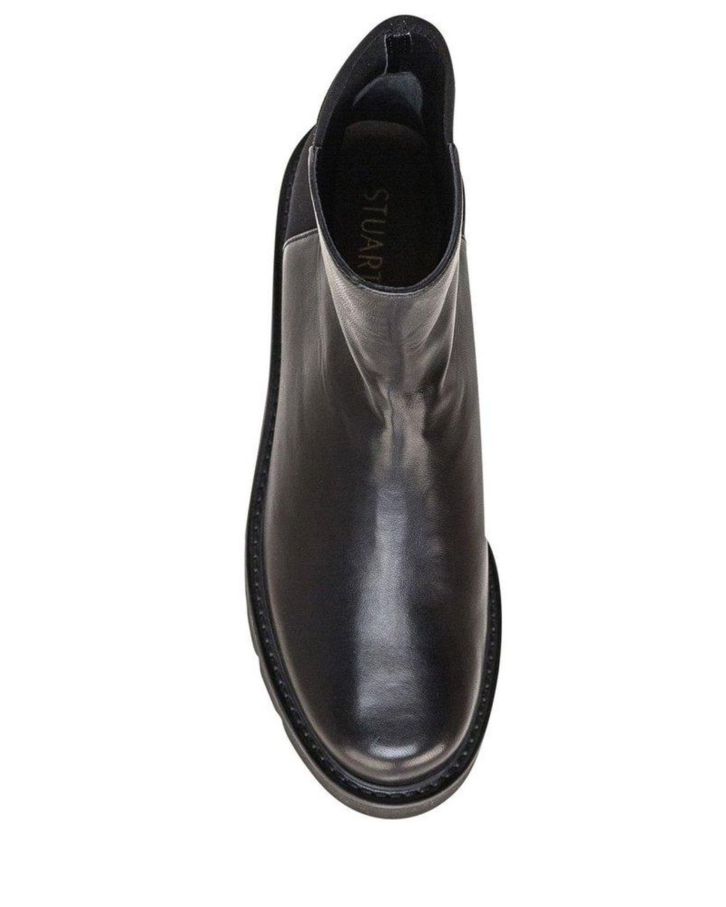 Stuart Weitzman Slip-on Boots in Black 