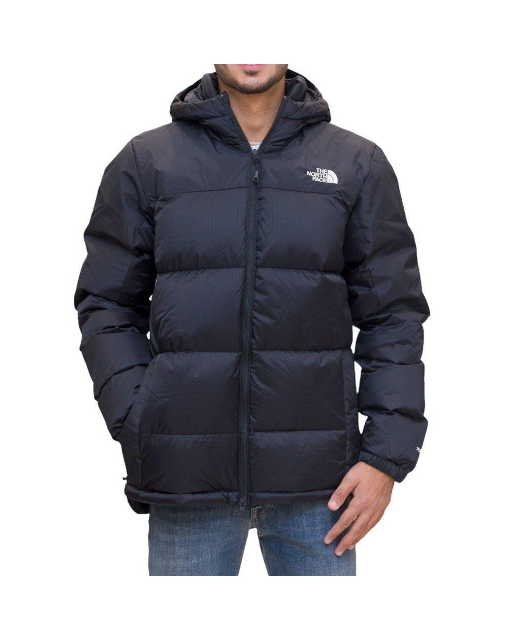 The North Face Diablo Down Hooded Jacket in Blue for Men | Lyst