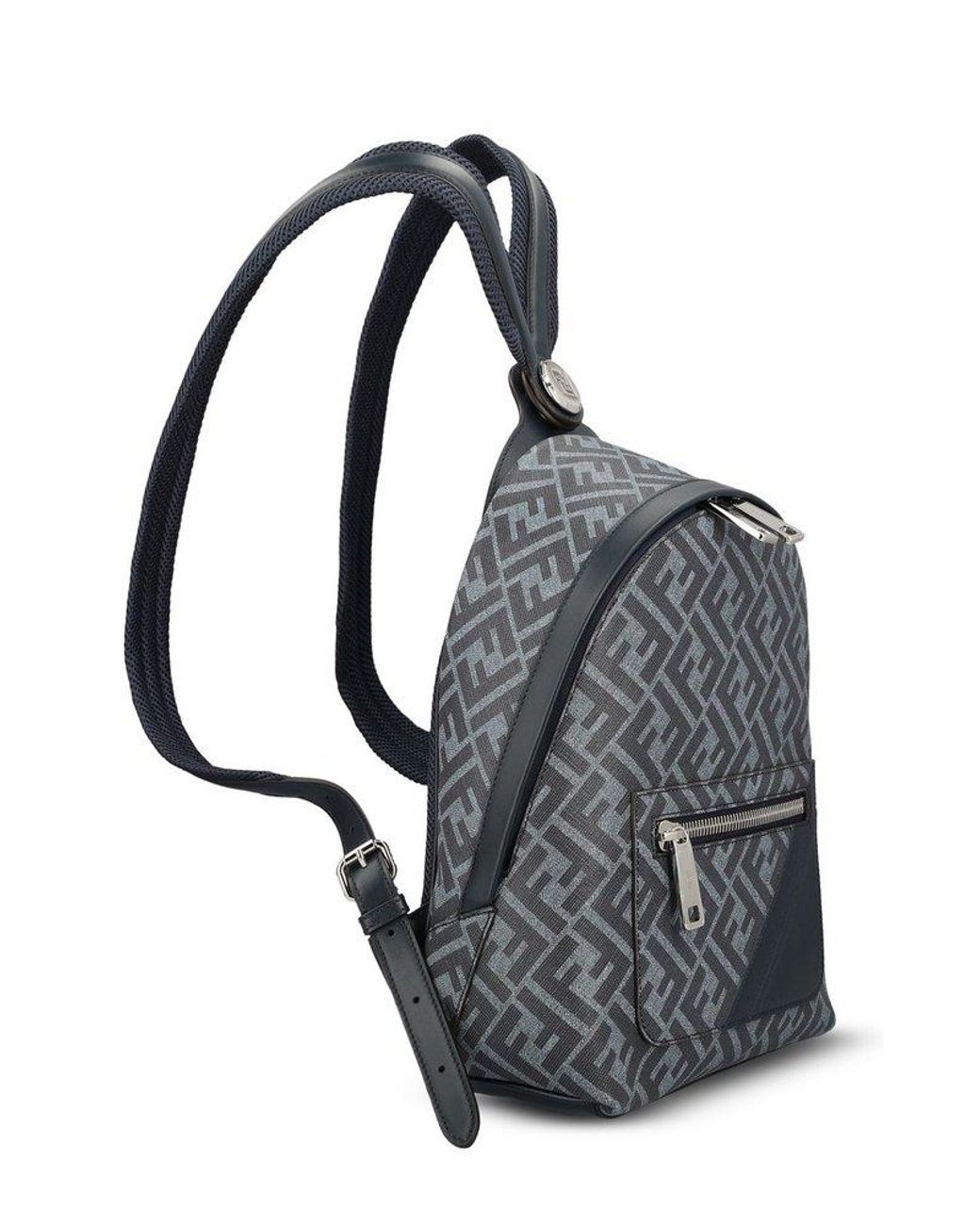 Fendi ◆ Chiodo Diagonal Small Backpack Fendi Chiodo Ff Diagonal Small Backpack | italist