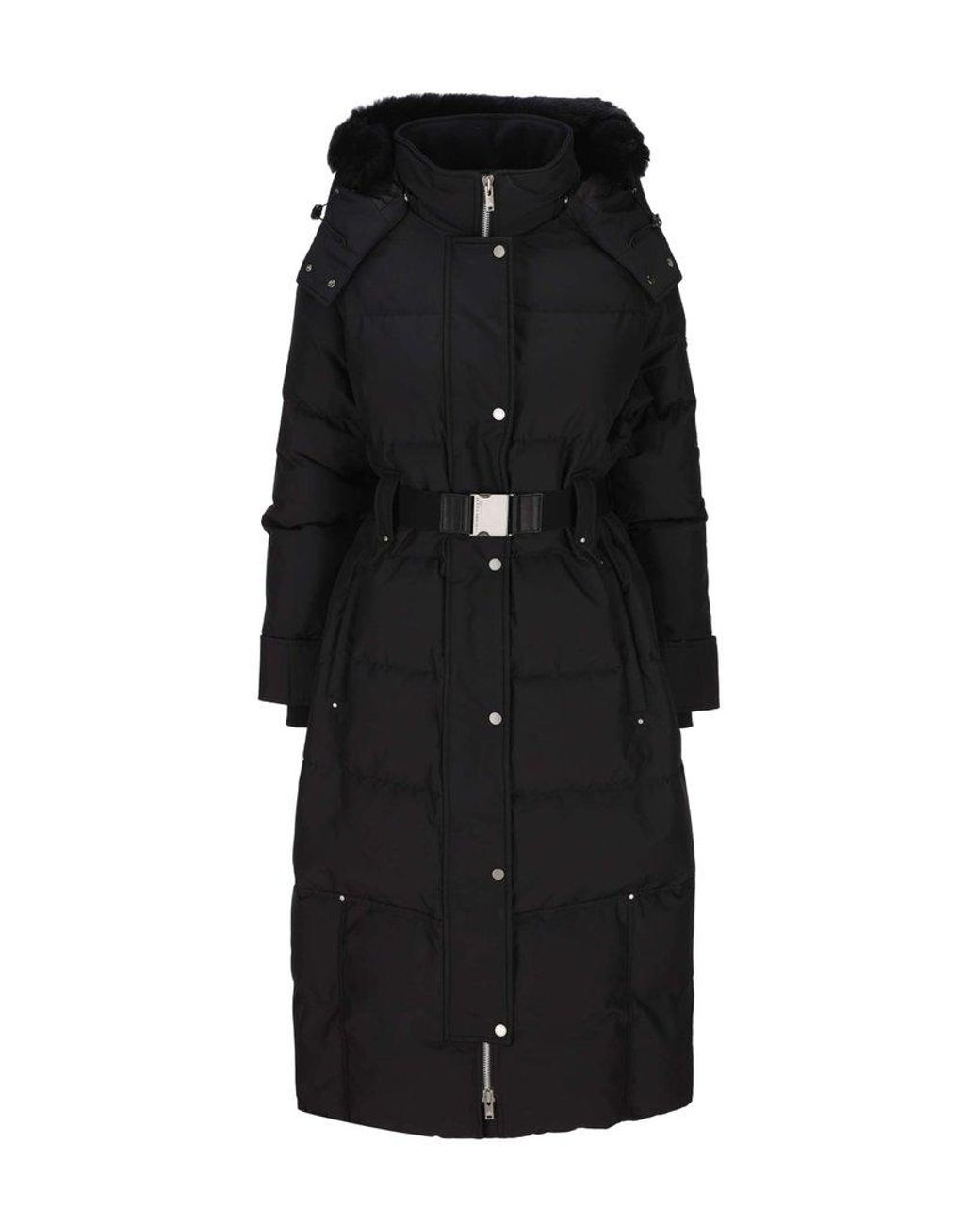 Moose Knuckles Cloud Long Parka Coat in Black | Lyst