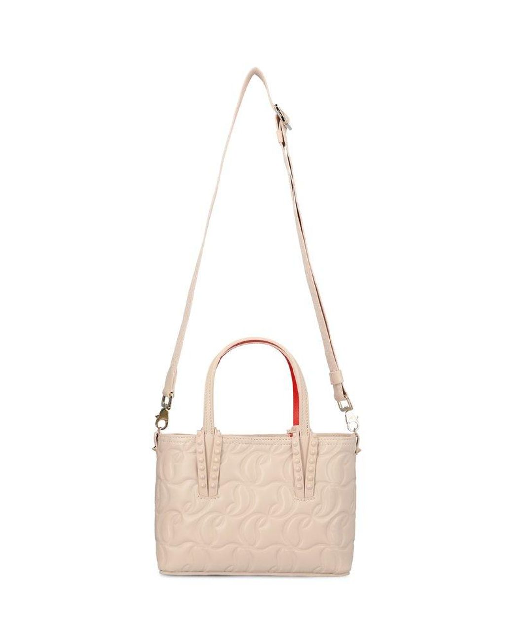Christian Louboutin Cabata Mini Tote Bag in Natural Lyst Canada