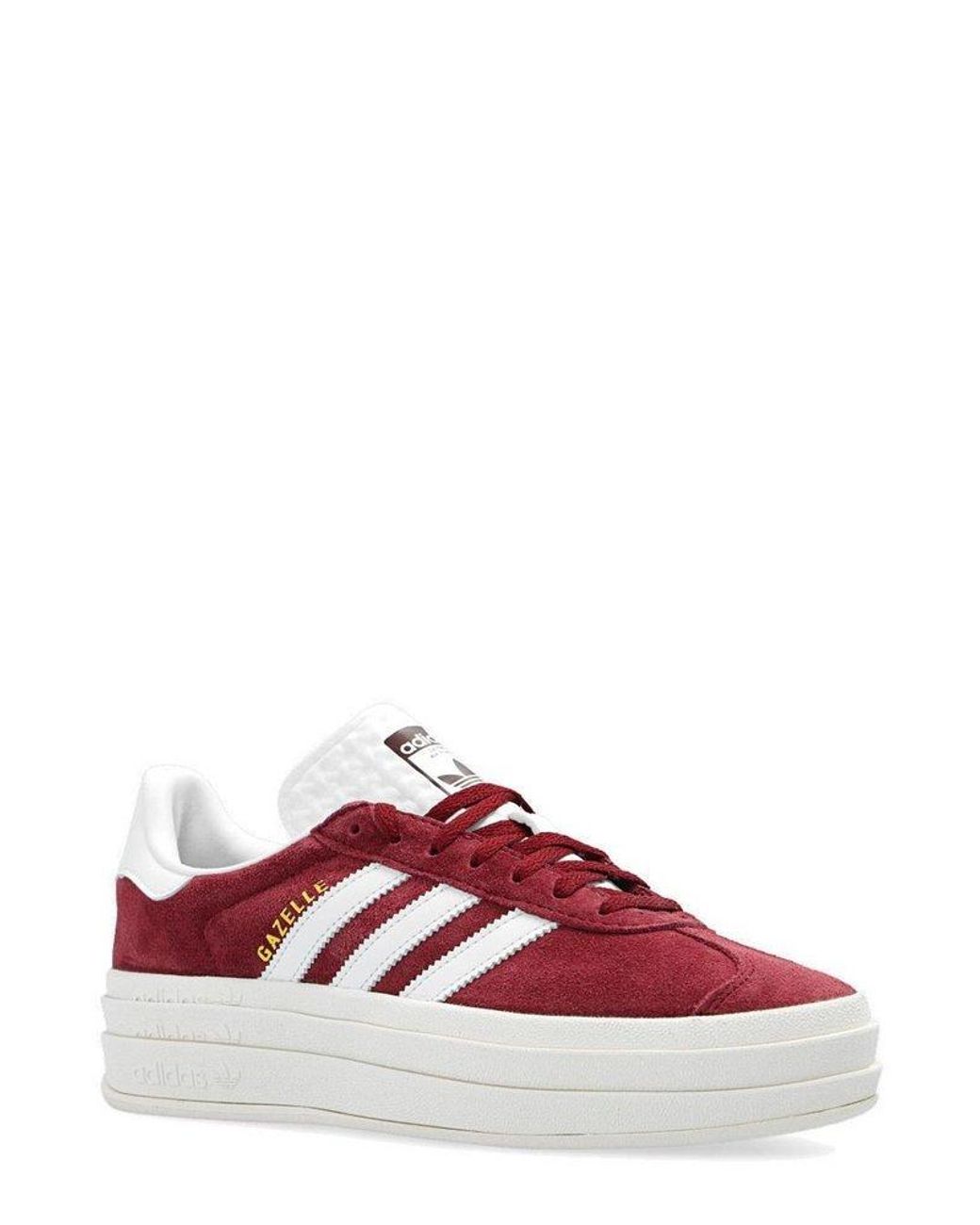 adidas Originals Gazelle Bold Sneakers in Red | Lyst