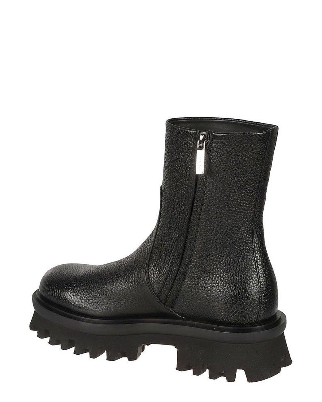 Ferragamo shop combat boots
