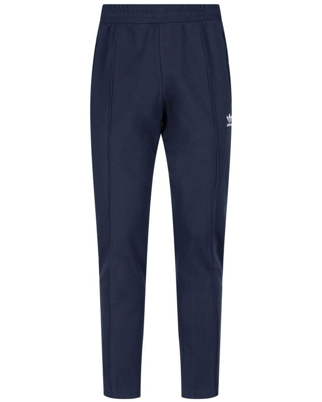 adidas Originals Navy Adicolor Classics Beckenbauer Track Pants in Blue for  Men | Lyst