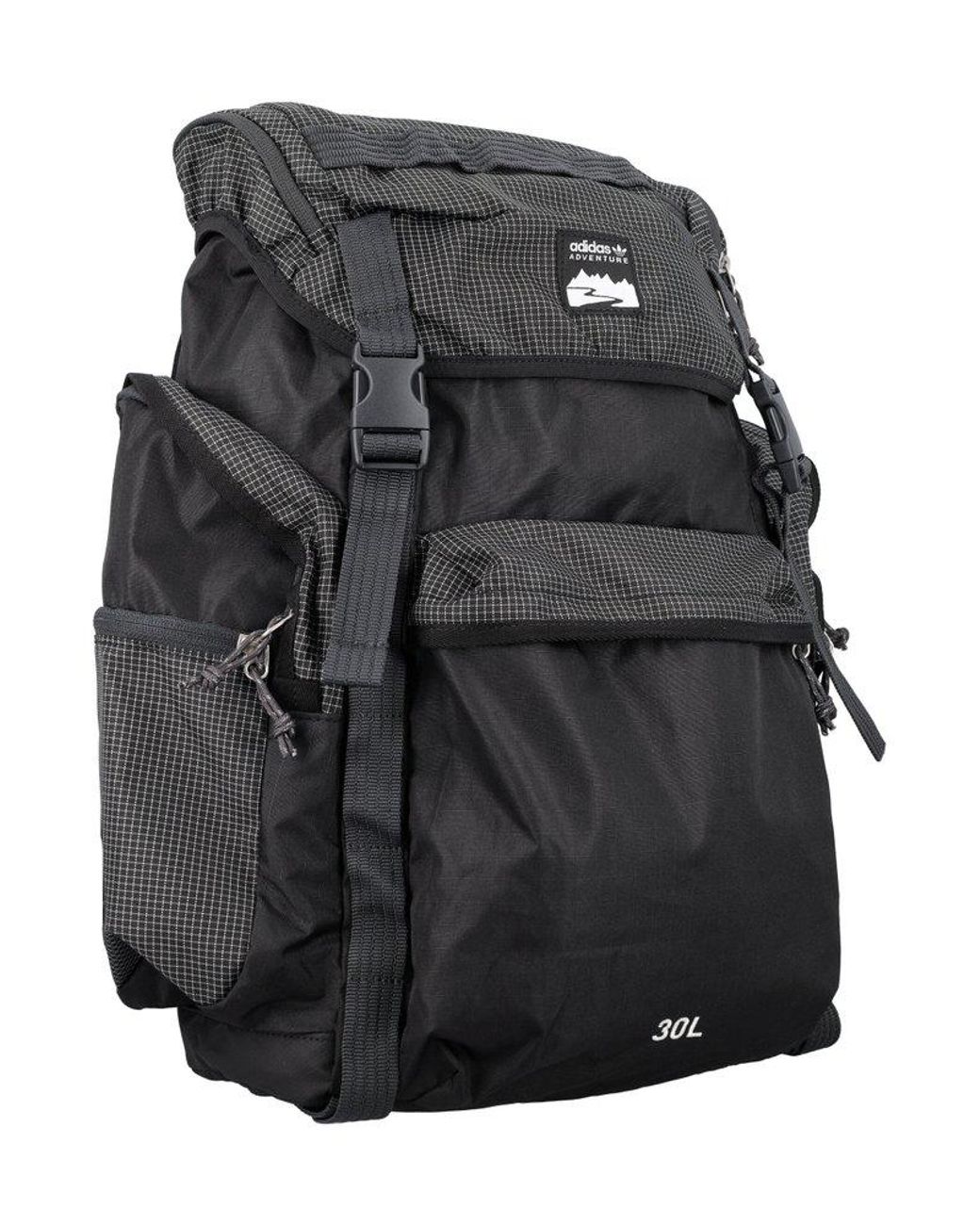 adidas Originals Adventure Toploader Backpack in Black for Men | Lyst