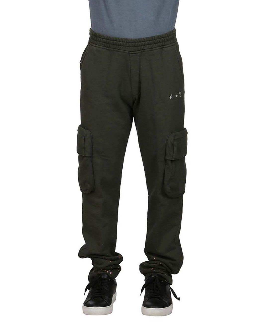 off white cargo sweatpants