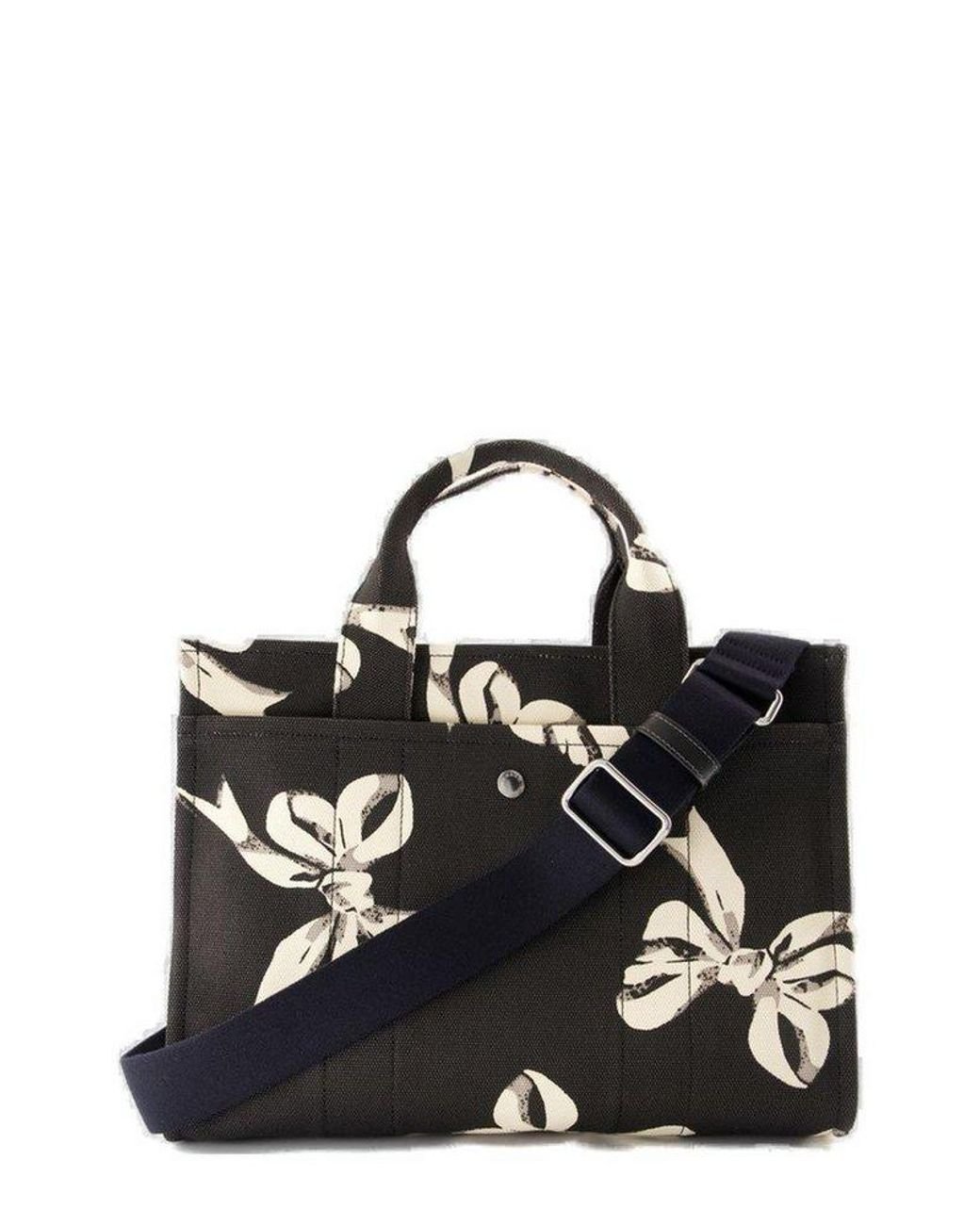 Cargo Tote Bag With Bow Print