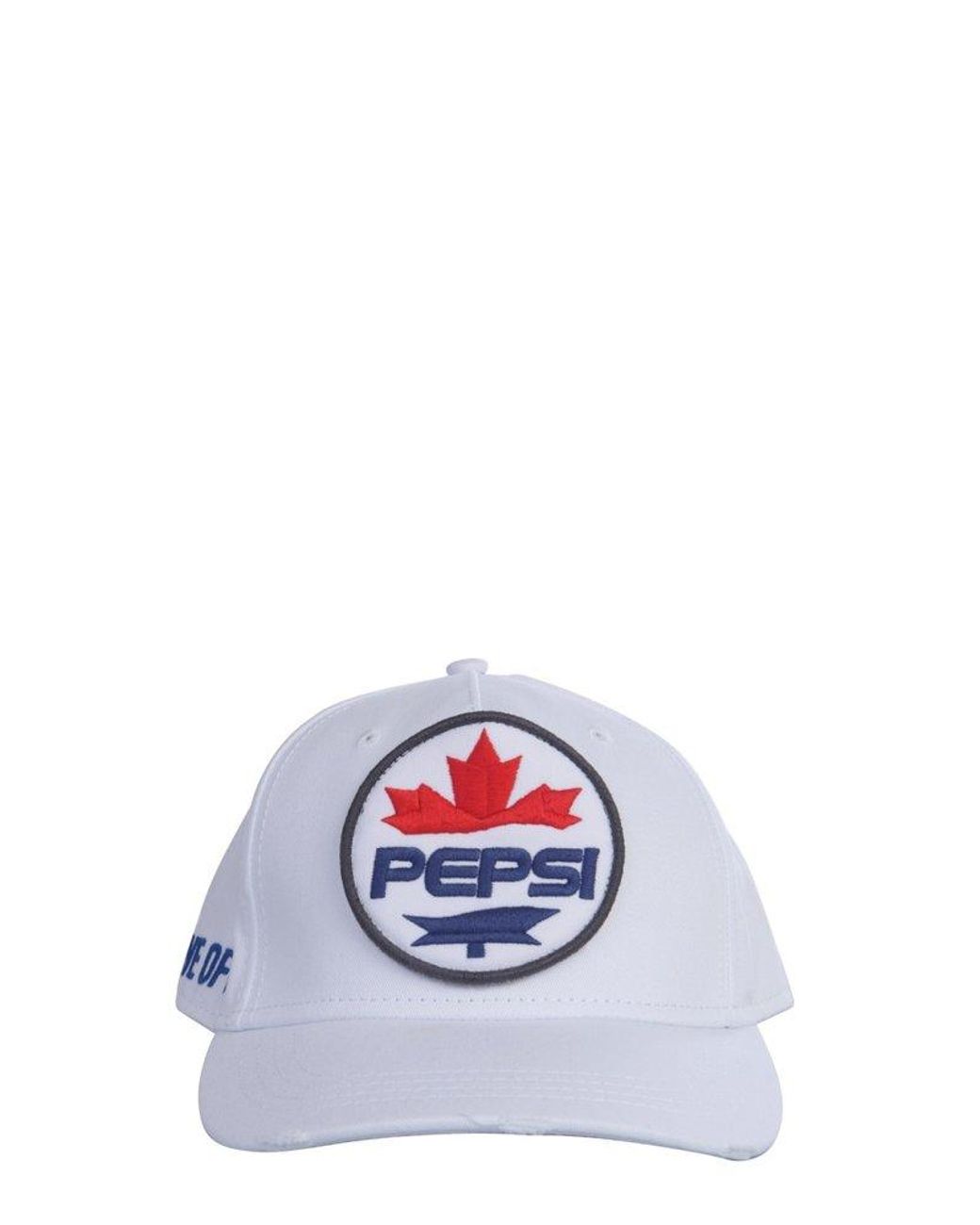DSquared² X Pepsi Logo Patch Baseball Cap in White for Men | Lyst