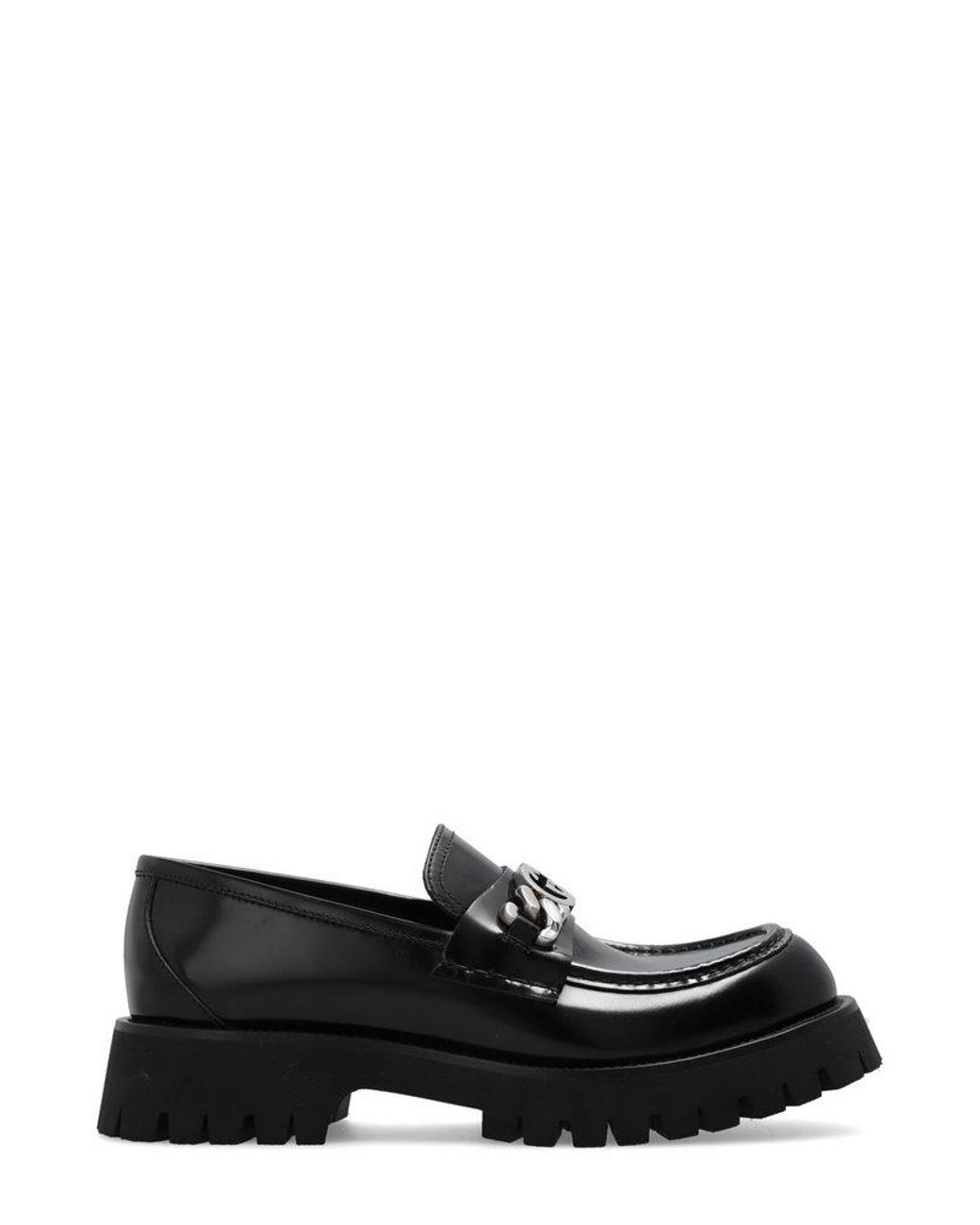 Gucci GG Chained Embellished Platform Loafers in Black for Men Lyst