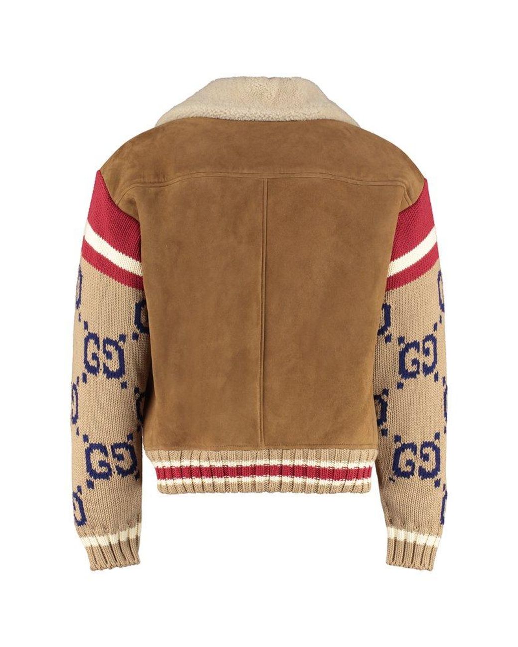 Gucci Knit Long-sleeved Zip-up Jacket for Men | Lyst