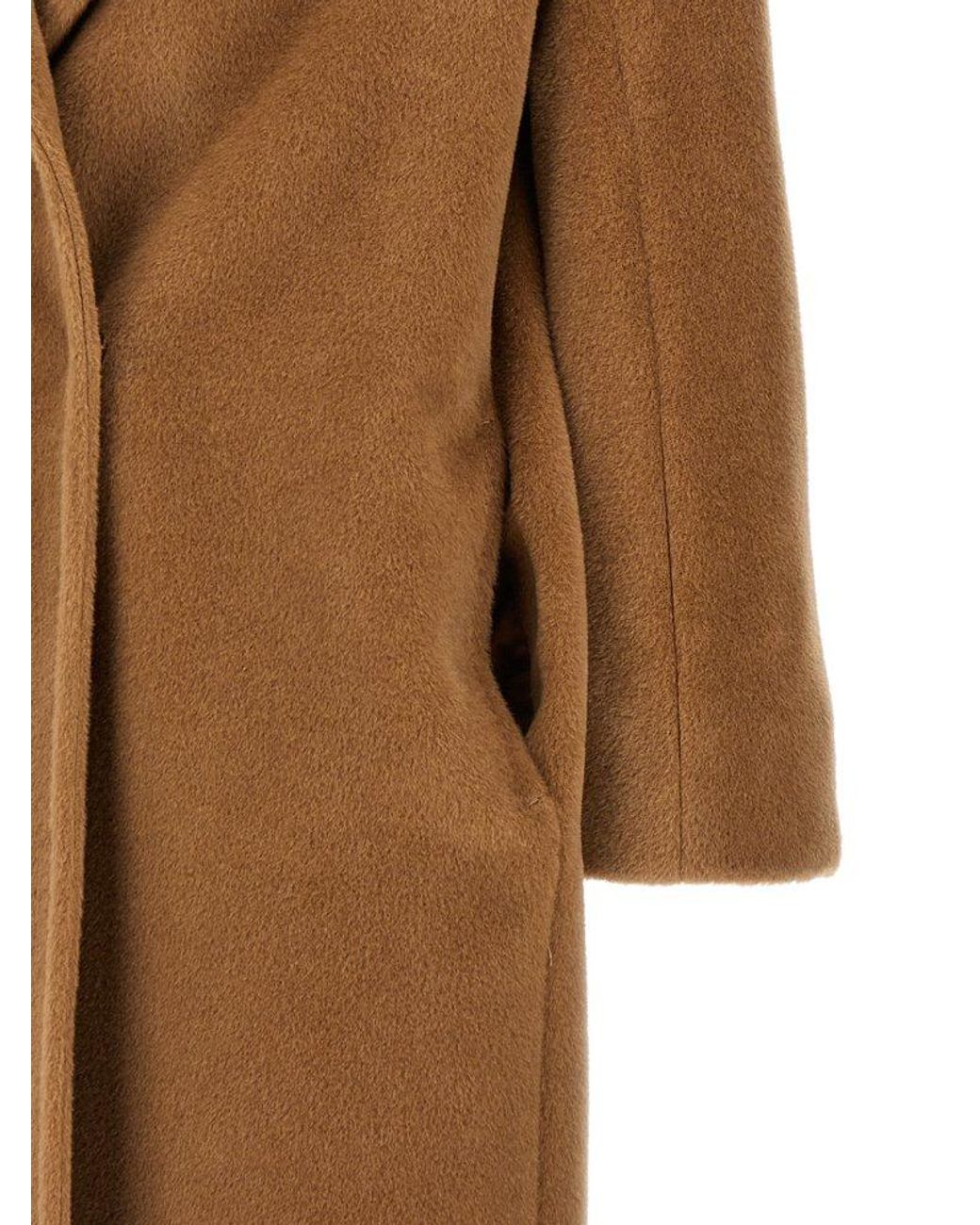 【送料&関税込】Max Mara Studio Caramel Alpaca Blend Sidney Max Mara Caramel Alpaca Blend Sidney Coat in Natural | Lyst