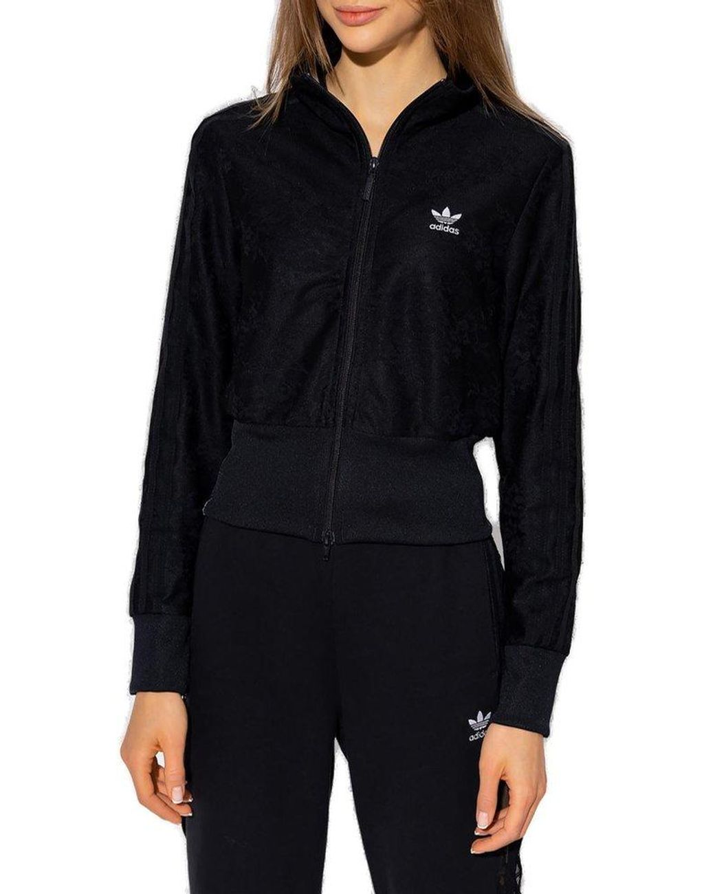 Black velvet best sale adidas jacket