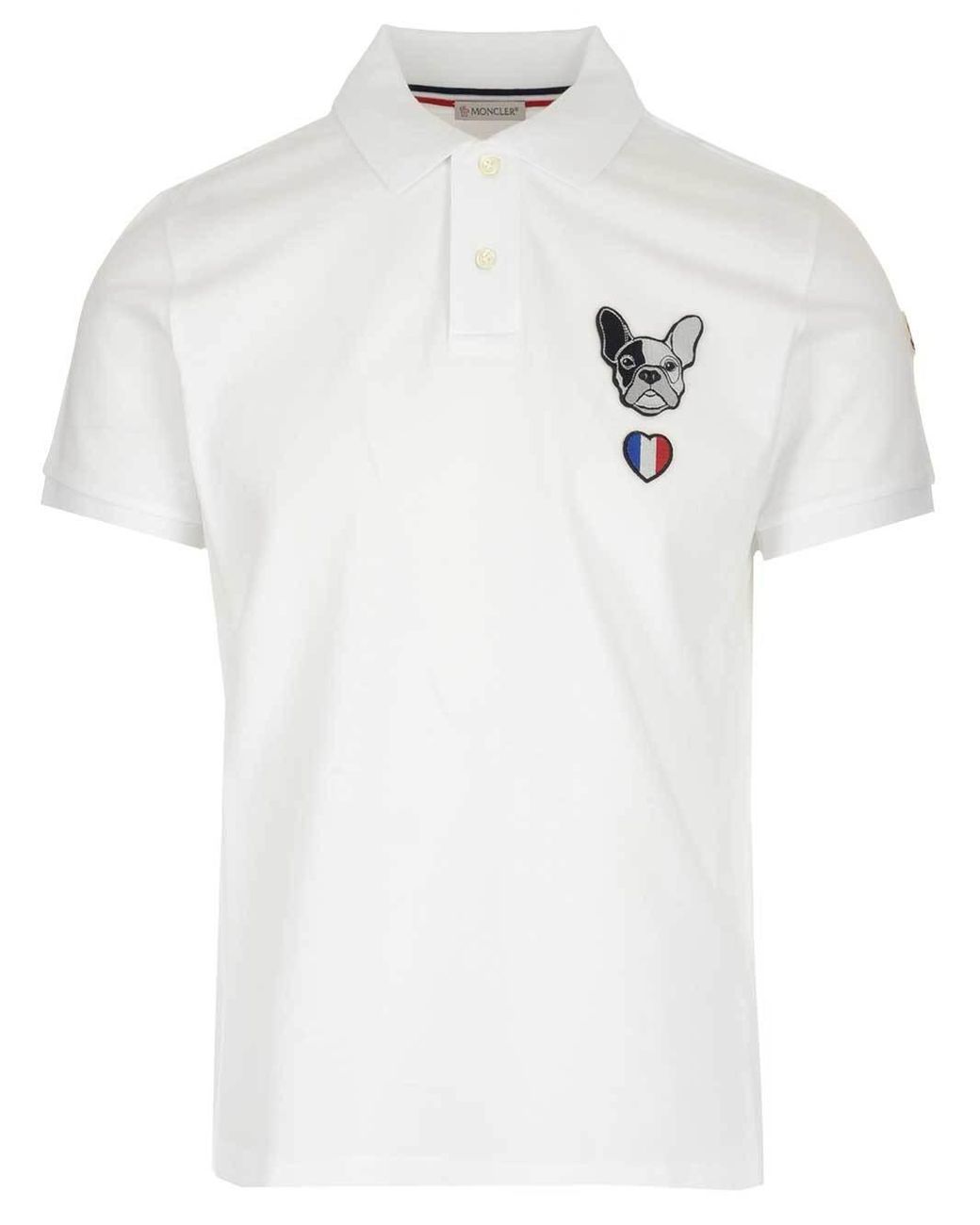 Polo shirt with outlet dog logo