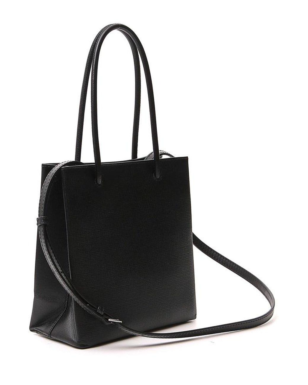 Balenciaga North South Xxs Shopping Tote Bag in Black | Lyst