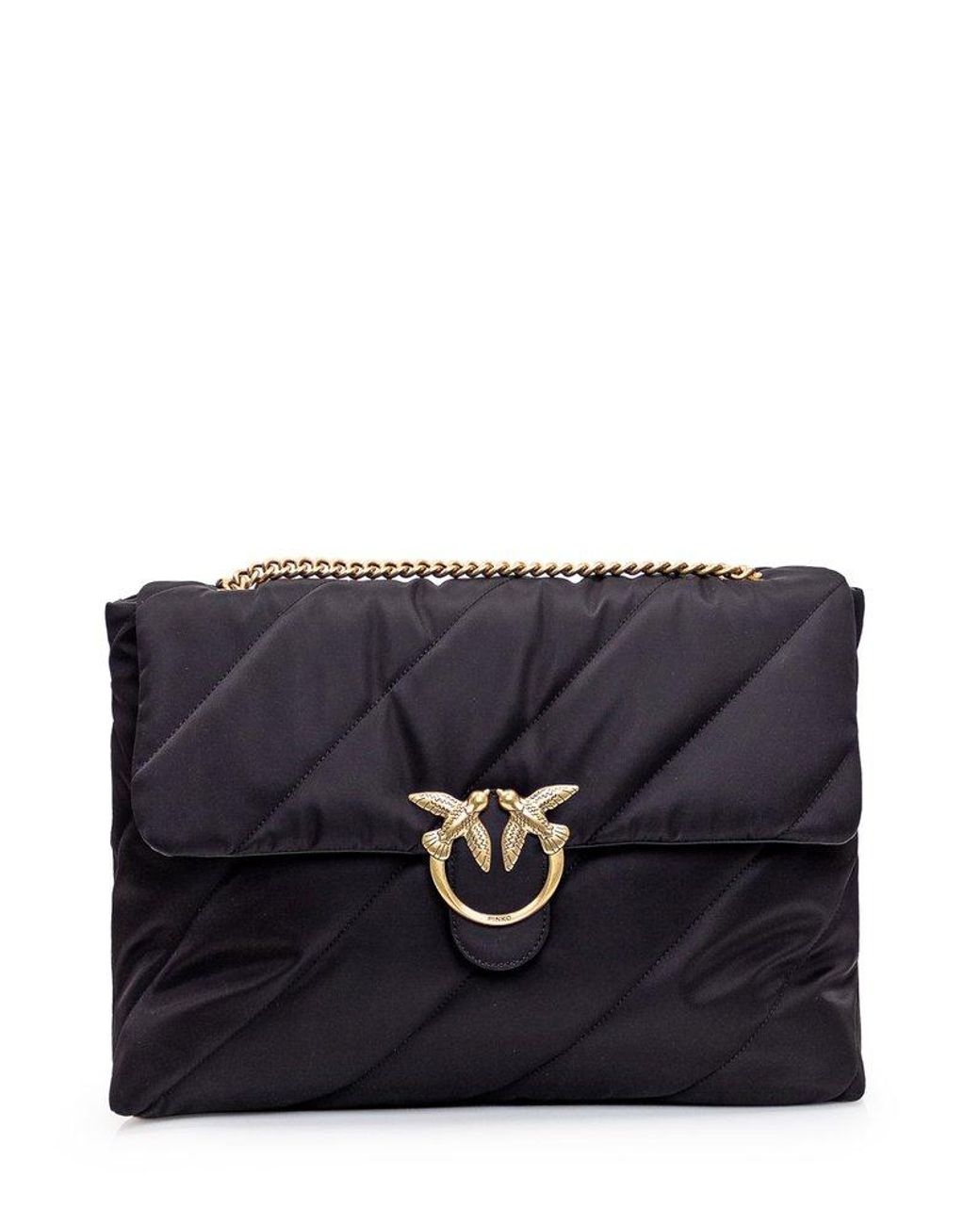 ショルダーバッグ・ポシェット Pinko \"Love Birds\" shoulder bag PINKO Love Birds Quilted Crossbody Bag | Black | FARFETCH