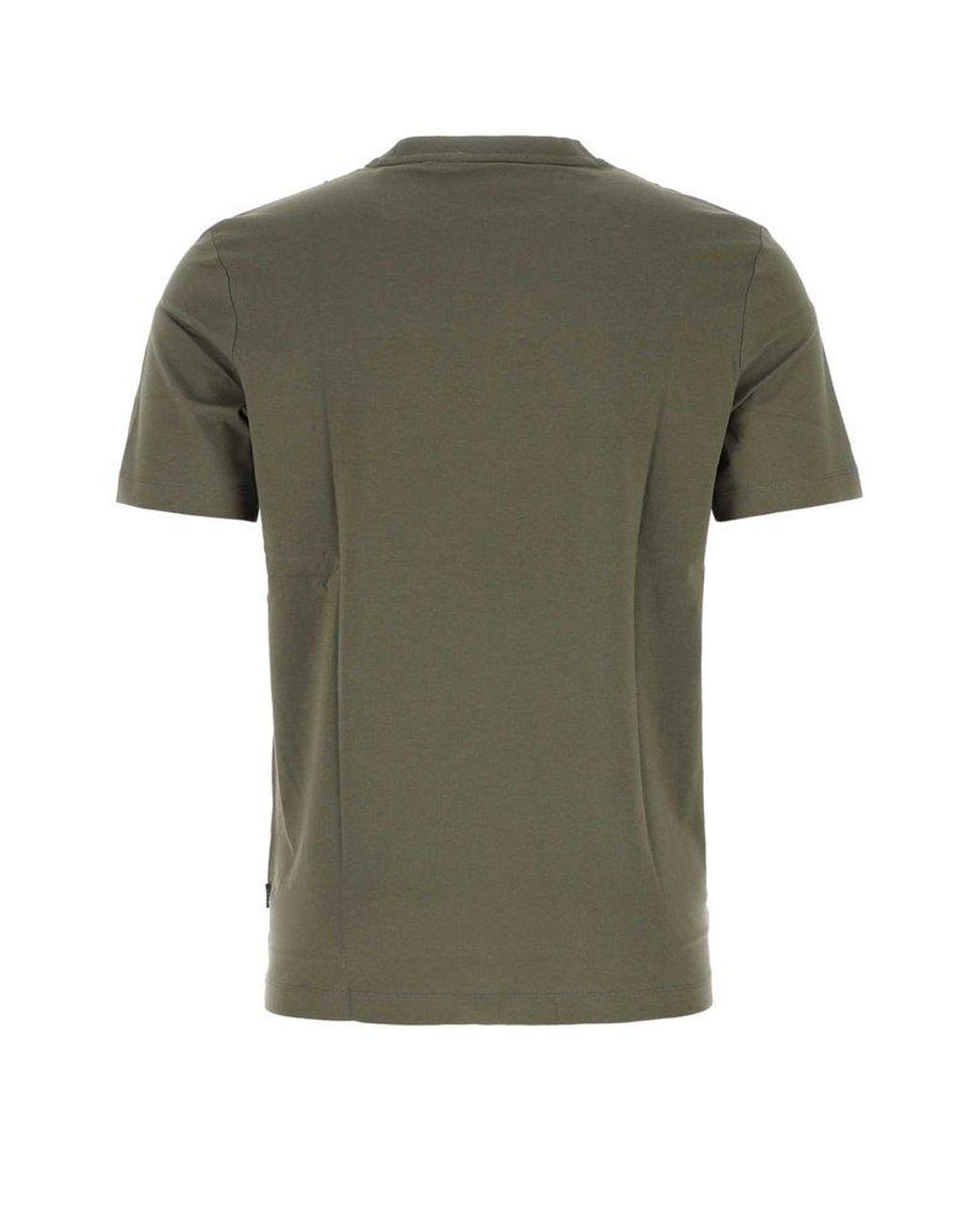 Hugo olive best sale logo t shirt
